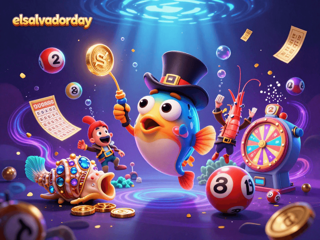 Engage with the thrilling world of elsalvadorday showcasing a vibrant underwater casino adventure.