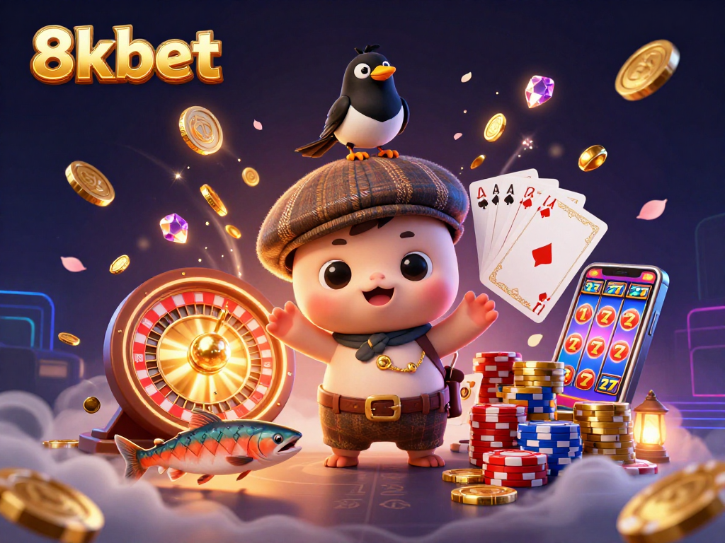 Experience exciting gaming with 8xbet, where colorful characters and dynamic casino elements come alive!