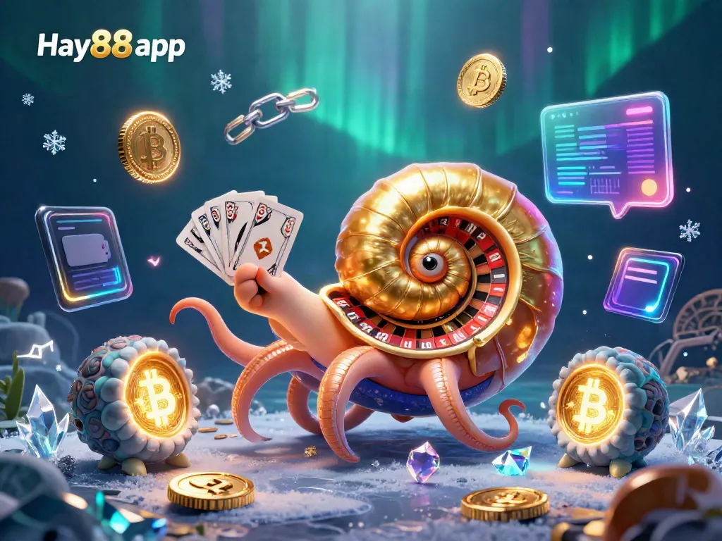 Engage with the Hay88 app in a vibrant underwater casino setting with 3D stylish designs.