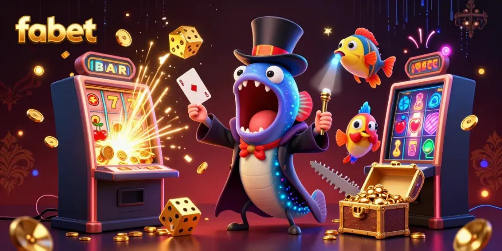 Experience thrilling gameplay at fabet with an enchanting deep-sea casino scene featuring unique characters and exciting elements.