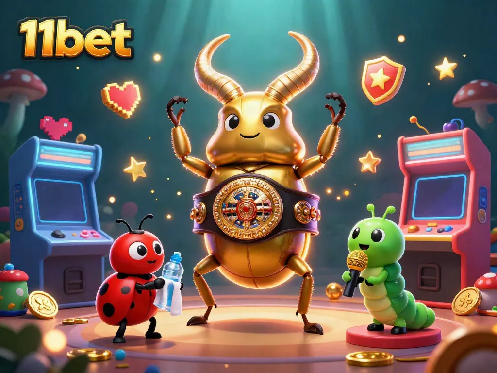 Engage with the vibrant casino world of 11bet through dynamic 3D characters showcasing gaming excitement and energy.