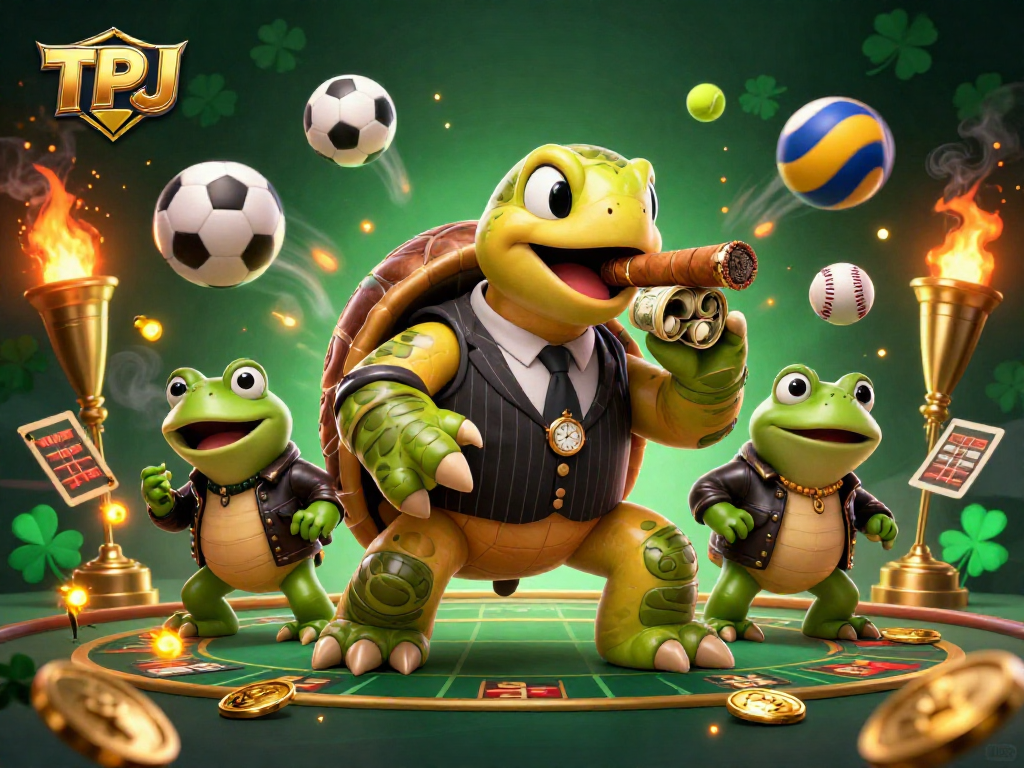Experience TPJ's thrilling sports betting adventure with dynamic characters and exciting gaming elements!