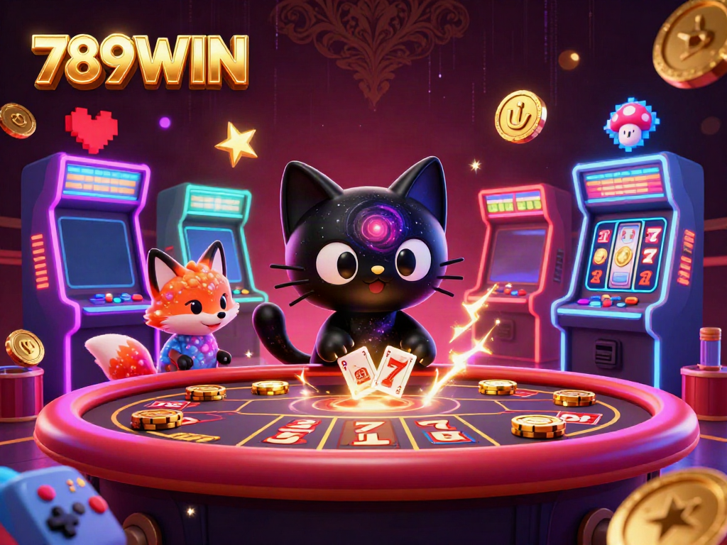 Experience thrilling gameplay at 789WIN with vibrant casino elements and stunning characters.