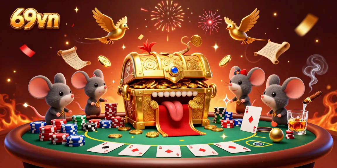 Experience thrilling gameplay at 69vn with captivating characters and vibrant casino elements.