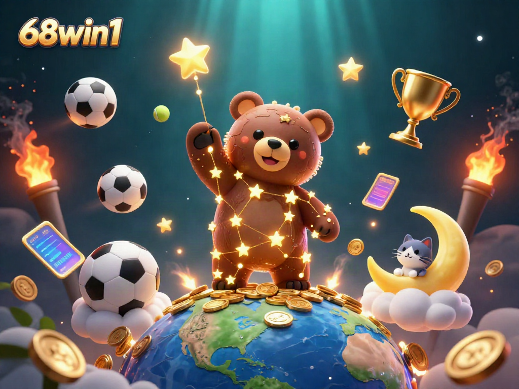 Experience thrilling victories with 68win1 in this vibrant online casino scene filled with sparkling winnings.