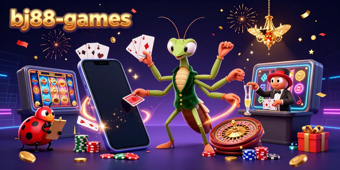 Experience thrilling gameplay at bj88-games featuring vibrant casino elements and captivating characters.
