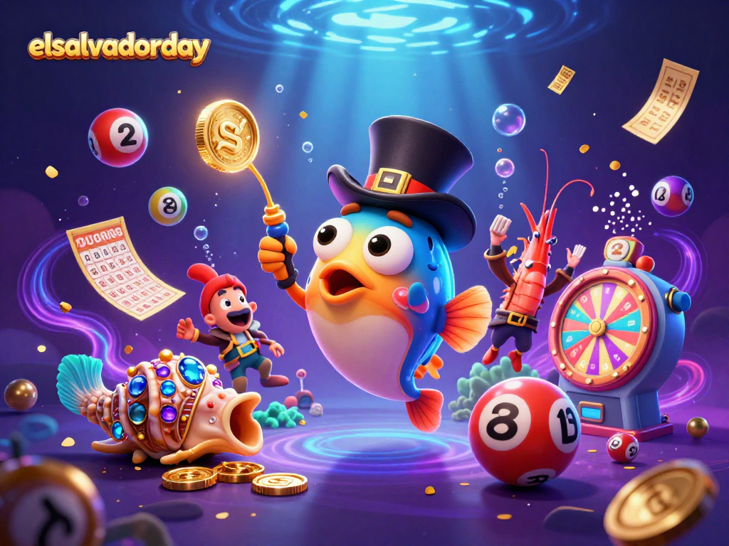 Engage with the thrilling world of elsalvadorday showcasing a vibrant underwater casino adventure.