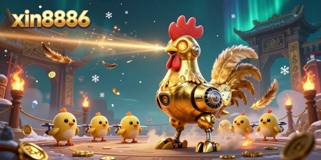 Experience action-packed gaming at xin8886 with dynamic characters in a captivating casino setting.